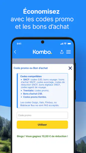 Kombo: Train SNCF, Bus & Avion screenshot