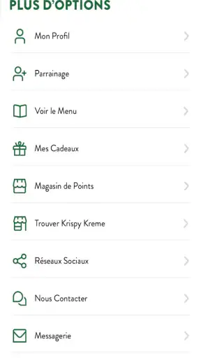 Krispy Kreme France screenshot