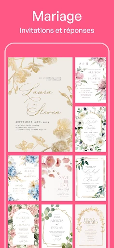 La Carte d'Invitation parfaite screenshot