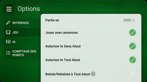 La Coinche / Belote Contrée screenshot