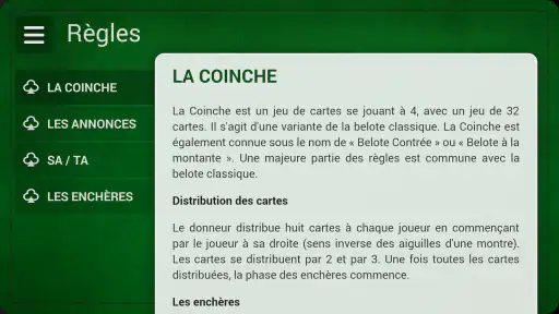 La Coinche / Belote Contrée screenshot
