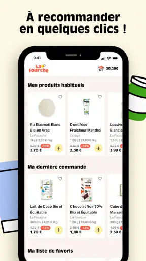 La Fourche - Magasin bio screenshot