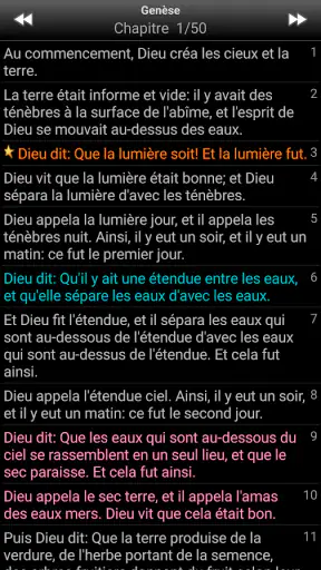 La Sainte Bible, Louis Segond screenshot