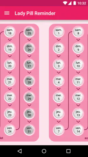 Lady Pill Reminder screenshot