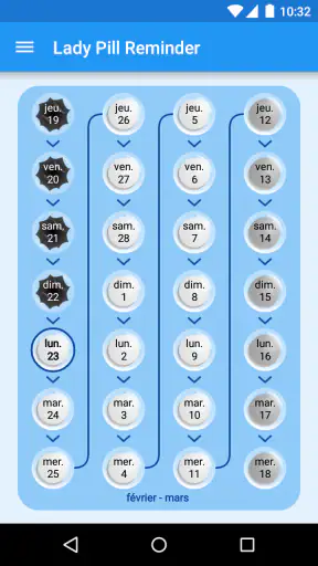 Lady Pill Reminder screenshot