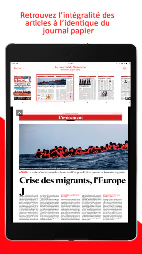L'ancienne app Le JDD screenshot