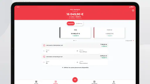 L'appli ESALIA screenshot