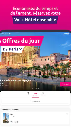 lastminute.com - Voyage et vol screenshot