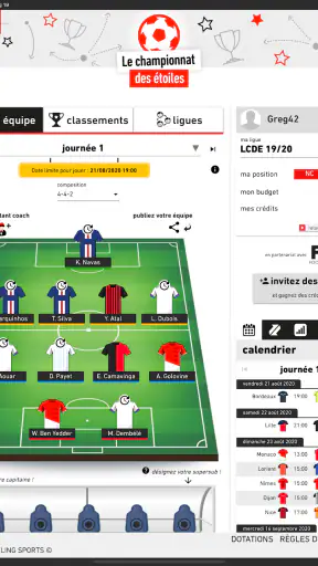 Le Championnat des Etoiles screenshot