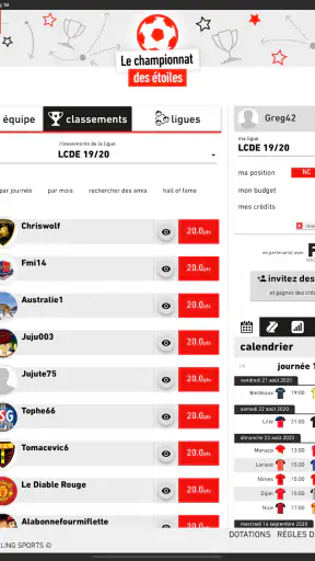Le Championnat des Etoiles screenshot