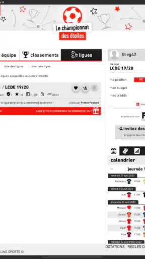 Le Championnat des Etoiles screenshot
