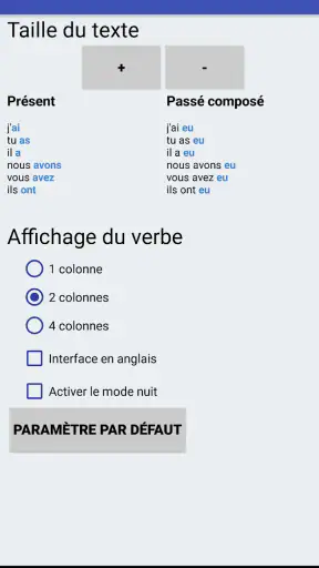 Le Conjugueur screenshot