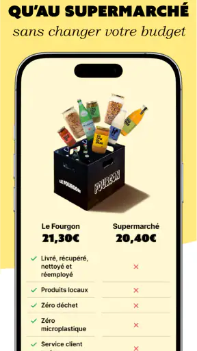 Le Fourgon, produits consignés screenshot