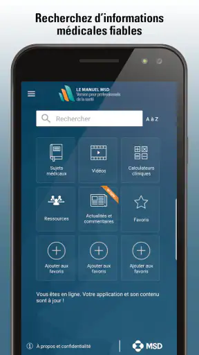 Le Manuel MSD Professionnel screenshot