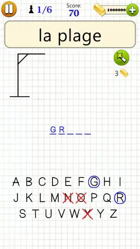 Le Pendu - Jeu de mots screenshot
