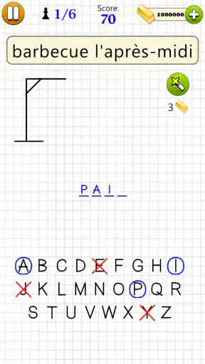 Le Pendu - Jeu de mots screenshot