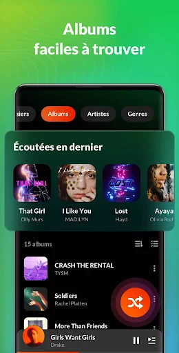 Lecteur de musique,lecteur MP3 screenshot