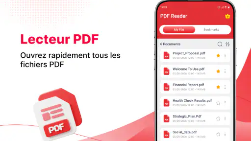 Lecteur et Visionneur PDF screenshot