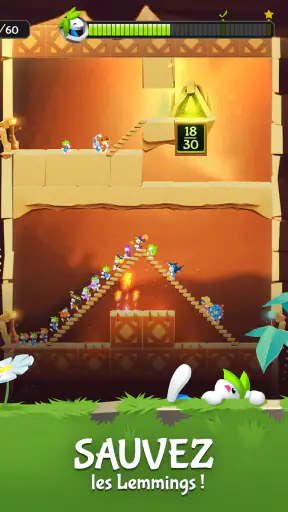 Lemmings - Aventure puzzle screenshot