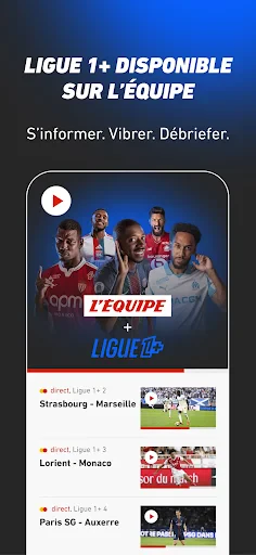 L’ÉQUIPE - actu, score, match screenshot