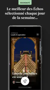 Les Echos, actualités éco screenshot