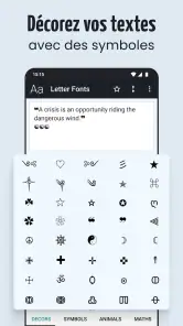 Lettre Fonts - Texte Stylisé screenshot
