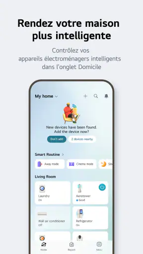 LG ThinQ screenshot