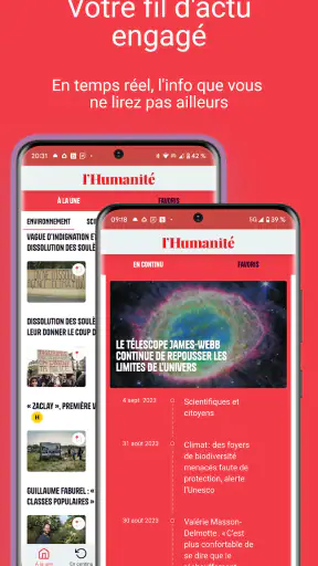 L'Humanité - Le journal screenshot