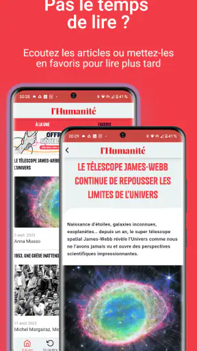 L'Humanité - Le journal screenshot
