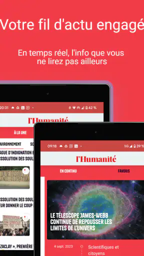L'Humanité - Le journal screenshot