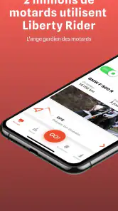 Liberty Rider - GPS moto screenshot