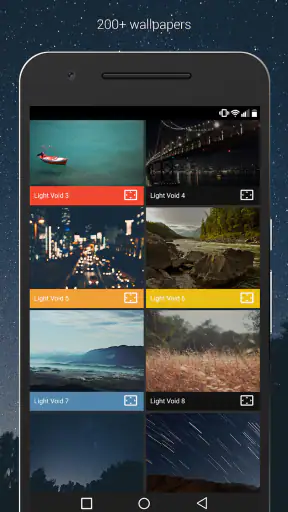 Light Void Pro - White Icons screenshot