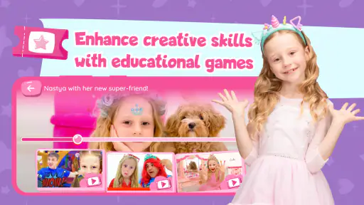 Like Nastya: Jeux et Vidéos screenshot