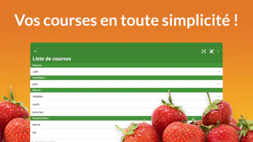 Liste de courses OurGroceries screenshot