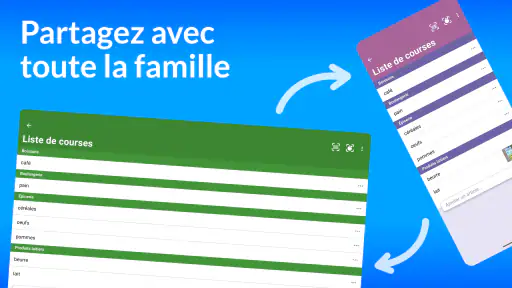 Liste de courses OurGroceries screenshot