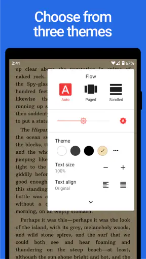 Lithium: EPUB Reader screenshot