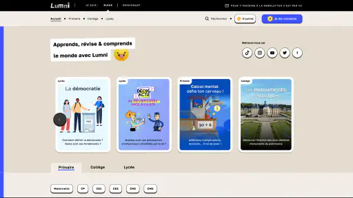 Lumni.fr - Cours & révisions screenshot