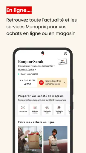 M' Monoprix screenshot