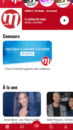 M Radio chansons francaises screenshot