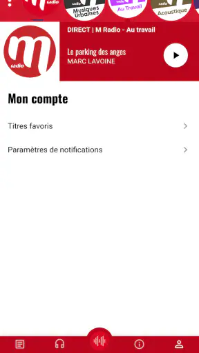 M Radio chansons francaises screenshot