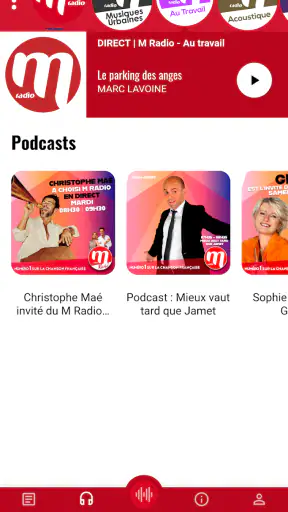 M Radio chansons francaises screenshot