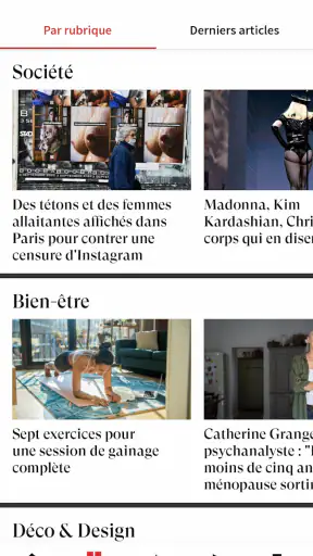 Madame Figaro, le news féminin screenshot