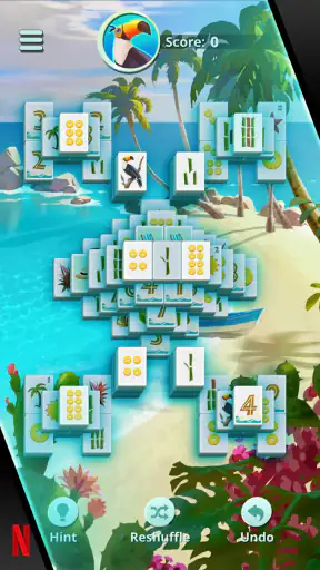 Mahjong Solitaire NETFLIX screenshot