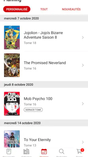 Mangacollec screenshot