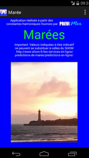 Maree screenshot