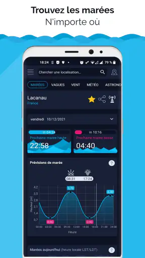 Marées & météo marine screenshot