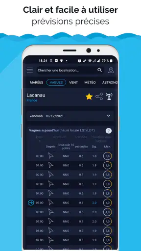 Marées & météo marine screenshot