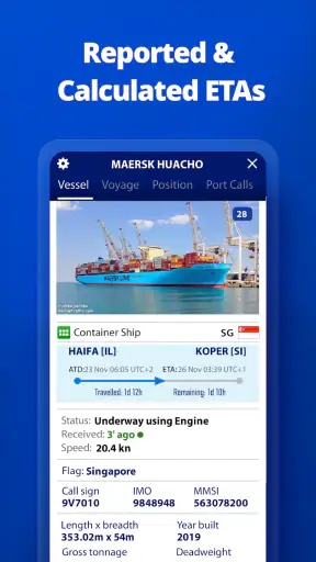 MarineTraffic screenshot