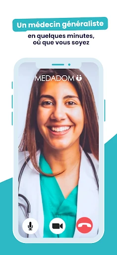 MEDADOM | Un médecin en visio screenshot