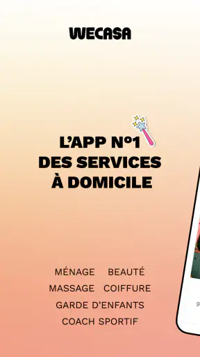 Ménage à domicile - Wecasa screenshot